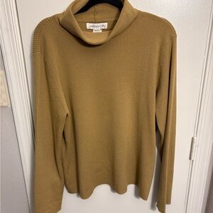 Jones New York Women's Camel Cowl Neck Sweater